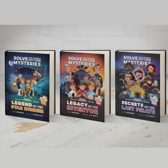 Timmi Tobbson Boxed Set: Solve-Them-Yourself Picture Mystery Adventures, NWT - Picture 2 of 6